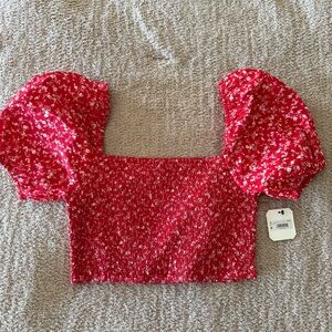 Altar’d State Marcella Smocked Crop Top